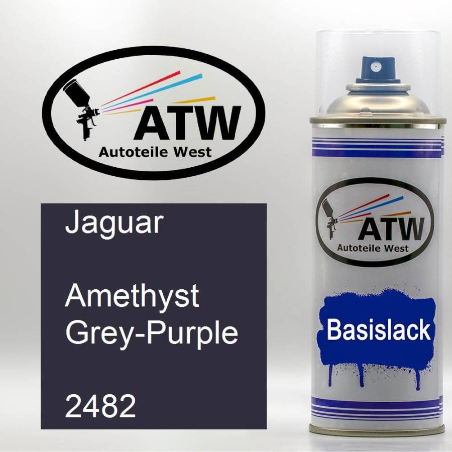 Jaguar, Amethyst Grey-Purple, 2482: 400ml Sprühdose, von ATW Autoteile West.